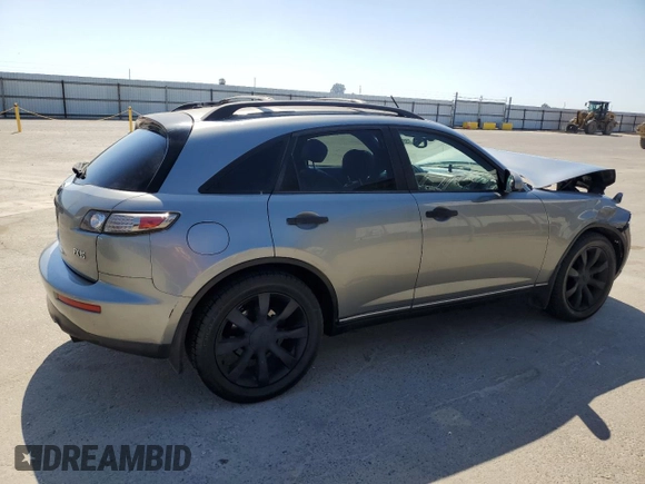 2005 Infiniti FX with VIN JNRAS08W75X204901, listed as a Copart auction lot 55780965 with 260,917 mi miles and Salvage title. Bid and sale history available at DreamBid. Image 3.