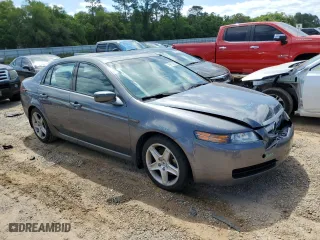 2005 Acura TL with VIN 19UUA66235A005299, listed as a Copart auction lot 49813695 with 151,155 mi miles and Salvage Title. Bid and sale history available at carsss.com. Image 4.