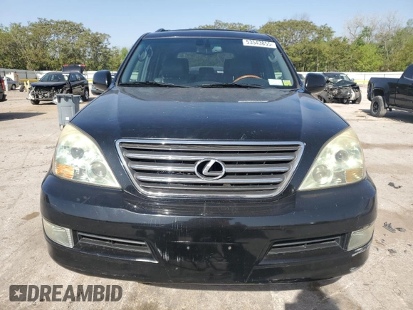 2003 Lexus GX 470 with VIN JTJBT20X030019738, listed as a Copart auction lot 53543855 with 169,824 mi miles and Clean Title. Bid and sale history available at DreamBid. Image 5.