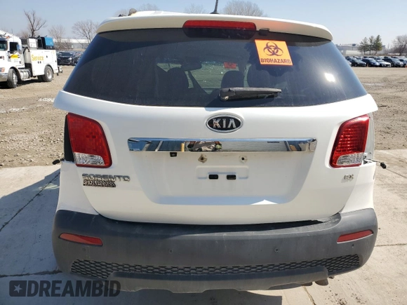 2012 Kia Sorento EX with VIN 5XYKUCA6XCG242312, listed as a Copart auction lot 48437505 with 0 mi miles and Clean Title. Bid and sale history available at carsss.com. Image 6.