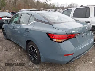 2024 Nissan Sentra SV with VIN 3N1AB8CV9RY223227, listed as a IAAI auction lot 41520323 with 23,197 mi miles and . Bid and sale history available at DreamBid. Image 3.