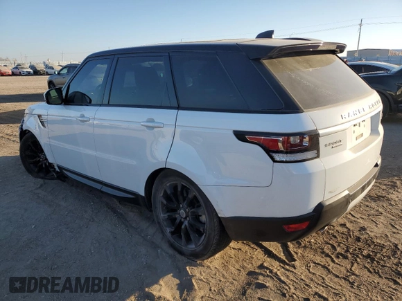 2017 Land Rover Range Rover Sport HSE with VIN SALWR2FK5HA674499, listed as a Copart auction lot 43398795 with 119,518 mi miles and Salvage Title. Bid and sale history available at carsss.com. Image 2.