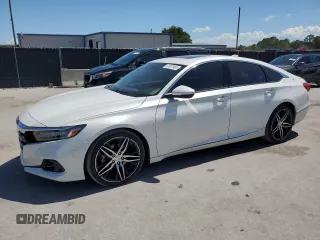 2021 Honda Accord Touring with VIN 1HGCV2F9XMA028096, listed as a Copart auction lot 61072465 with 30,274 mi miles and Salvage title. Bid and sale history available at DreamBid. Image 1.