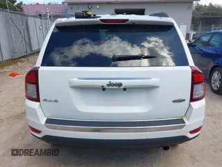 2017 Jeep Compass High Altitude with VIN 1C4NJDEB4HD176025, listed as a IAAI auction lot 42129709 with 135,812 mi miles. Bid and sale history available at carsss.com. Image 16.
