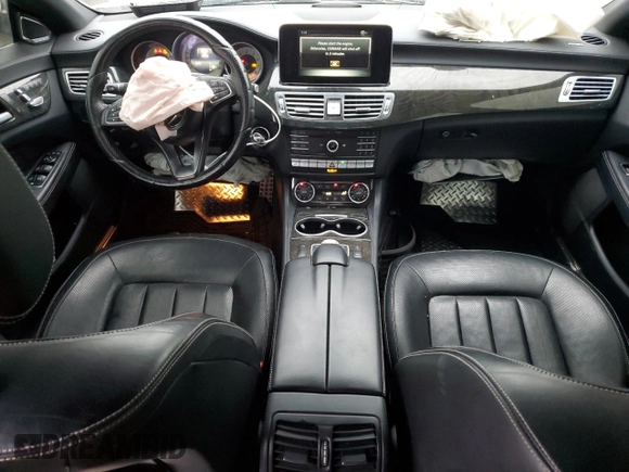 2015 Mercedes-Benz CLS-Class CLS 550 with VIN WDDLJ9BB0FA150843, listed as a Copart auction lot 80978534 with 83,436 mi miles and Salvage Title. Bid and sale history available at carsss.com. Image 8.