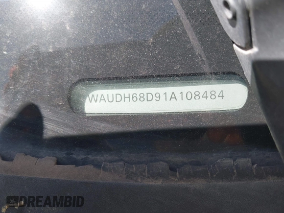 2001 Audi A4 with VIN WAUDH68D91A108484, listed as a IAAI auction lot 42293264 with 125,947 mi miles and . Bid and sale history available at DreamBid. Image 9.