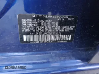 2024 Subaru Impreza Sport with VIN JF1GUAFC2R8248121, listed as a Copart auction lot 78352944 with 17,706 mi miles and Salvage Title. Bid and sale history available at carsss.com. Image 13.