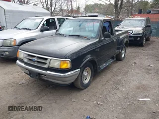 1997 Ford Ranger XLT with VIN 1FTCR10A8VPA39158, listed as a IAAI auction lot 41909857 with 190,404 mi miles. Bid and sale history available at carsss.com. Image 2.