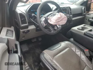 2015 Ford F-150 XL with VIN 1FTEX1C8XFFA48801, listed as a Copart auction lot 43728595 with 144,829 mi miles and Salvage Title. Bid and sale history available at carsss.com. Image 8.