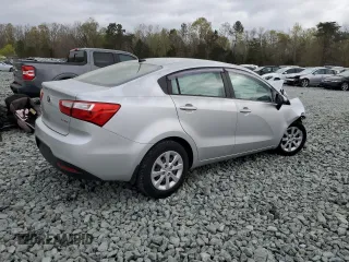 2015 Kia Rio EX with VIN KNADN4A30F6500441, listed as a Copart auction lot 51710575 with 65,343 mi miles and Salvage Title. Bid and sale history available at carsss.com. Image 3.