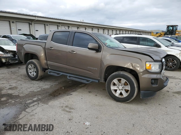 2016 GMC Canyon 2WD SLE with VIN 1GTG5CE33G1261535, listed as a Copart auction lot 86715974 with 108,600 mi miles and Salvage Title. Bid and sale history available at carsss.com. Image 4.