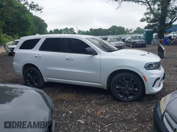 2021 Dodge Durango GT Plus with VIN 1C4RDJDG5MC521437, listed as a IAAI auction lot 42589843 with 53,492 mi miles and . Bid and sale history available at DreamBid. Image 13.