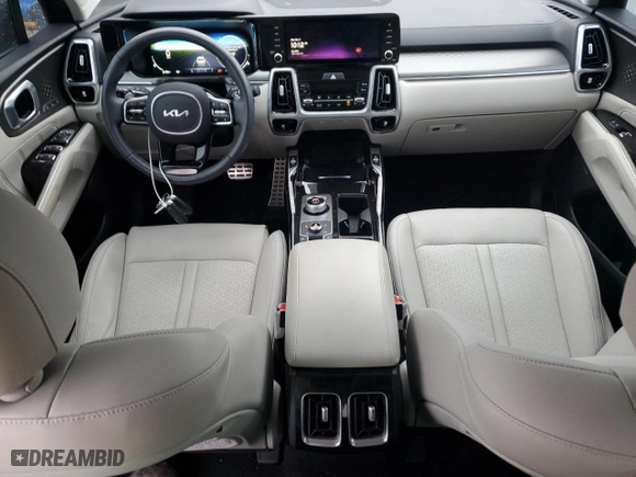 2023 Kia Sorento Plug-In Hybrid SX Prestige with VIN KNDRMDLH1P5187265, listed as a Copart auction lot 83400644 with 9,484 mi miles and Salvage Title. Bid and sale history available at carsss.com. Image 8.