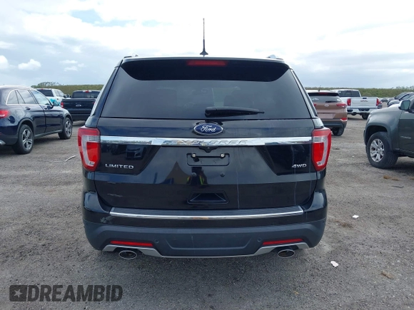 2018 Ford Explorer Limited with VIN 1FM5K8F83JGA94620, listed as a IAAI auction lot 40522242 with 107,928 mi miles and . Bid and sale history available at carsss.com. Image 16.