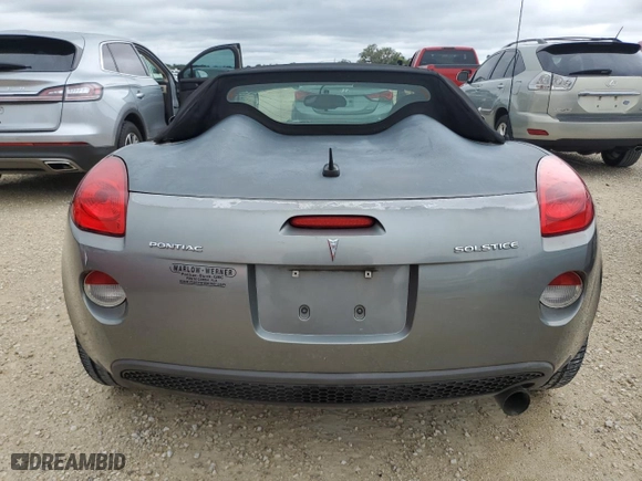 2006 Pontiac Solstice with VIN 1G2MB35B96Y112530, listed as a Copart auction lot 75023734 with 0 mi miles and Non Repairable. Bid and sale history available at carsss.com. Image 6.