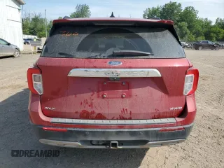 2022 Ford Explorer XLT с VIN 1FMSK8DH6NGA01827, выставлен на аукционе Copart как лот 62579775 с пробегом 39 570 миль миль и На запчасти • Non repairable. История ставок и продаж доступна на DreamBid. Изображение 6.