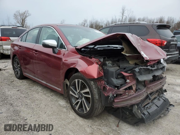 2019 Subaru Legacy Sport with VIN 4S3BNAS65K3008257, listed as a Copart auction lot 77059303 with 65,563 mi miles. Bid and sale history available at carsss.com. Image 4.