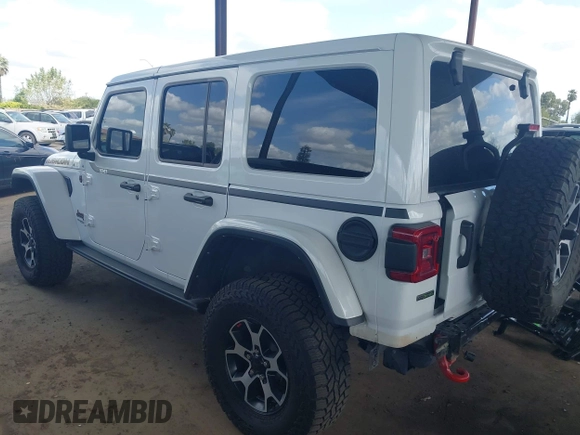 2022 Jeep Wrangler Unlimited Rubicon z VIN 1C4JJXFM6NW234295, wystawiony jako IAAI lot #41906475 z przebiegiem 47 546 mil mil oraz . Historia ofert i sprzedaży dostępna na DreamBid. Obrazek 3.