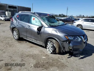2019 Nissan Rogue S with VIN KNMAT2MV2KP539596, listed as a Copart auction lot 49121755 with 100,044 mi miles and Salvage Title. Bid and sale history available at carsss.com. Image 4.