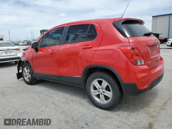 2020 Chevrolet Trax LS with VIN KL7CJKSB3LB350166, listed as a Copart auction lot 57199225 with 107,728 mi miles and Salvage title. Bid and sale history available at DreamBid. Image 2.