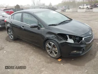 2016 Kia Forte EX with VIN KNAFX4A87G5473485, listed as a IAAI auction lot 41998571 with 133,999 mi miles. Bid and sale history available at carsss.com. Image 1.