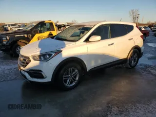 2018 Hyundai Santa Fe 2.4L with VIN 5NMZTDLB4JH057483, listed as a Copart auction lot 88647845 with 120,183 mi miles and Salvage title. Bid and sale history available at DreamBid. Image 1.