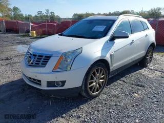 2015 Cadillac SRX Premium Collection with VIN 3GYFNDE38FS525275, listed as a IAAI auction lot 41853421 with 294,727 mi miles. Bid and sale history available at carsss.com. Image 2.
