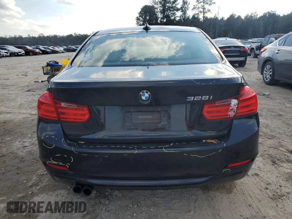 2013 BMW 3 Series 328i with VIN WBA3C1G56DNR49067, listed as a Copart auction lot 44138055 with 133,306 mi miles and Salvage Title. Bid and sale history available at carsss.com. Image 6.