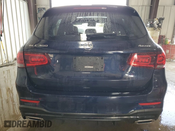 2022 Mercedes-Benz GLC 300 with VIN W1N0G8EB3NG074542, listed as a Copart auction lot 52284485 with 30,425 mi miles and Salvage Title. Bid and sale history available at DreamBid. Image 6.