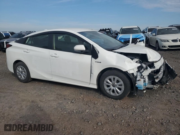 2022 Toyota Prius L Eco with VIN JTDKAMFU4N3164249, listed as a Copart auction lot 47899625 with 75,692 mi miles and Salvage Title. Bid and sale history available at carsss.com. Image 4.