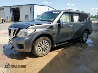 2017 Nissan Armada SV with VIN JN8AY2ND7H9006359, listed as a Copart auction lot 52451075 with 163,639 mi miles and Clean Title. Bid and sale history available at carsss.com. Image 1.