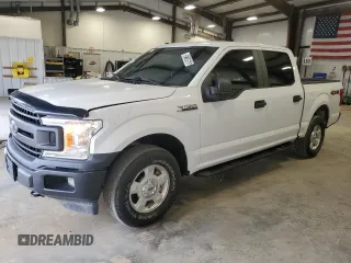2018 Ford F-150 XL with VIN 1FTEW1E5XJFE10494, listed as a Copart auction lot 52134565 with 211,123 mi miles and Clean Title. Bid and sale history available at carsss.com. Image 1.