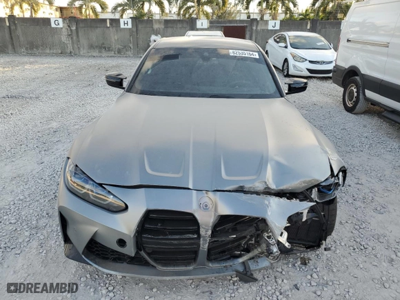 2024 BMW M3 Competition xDrive with VIN WBS43AY0XRFT01395, listed as a Copart auction lot 82535164 with 241 mi miles and Salvage Title. Bid and sale history available at carsss.com. Image 5.