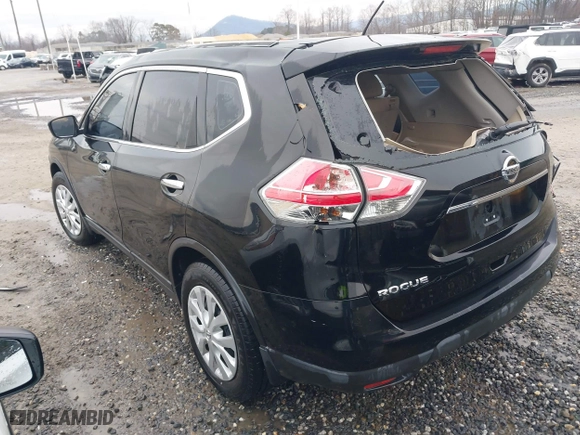2015 Nissan Rogue S with VIN 5N1AT2MT0FC926994, listed as a IAAI auction lot 41607277 with 104,969 mi miles. Bid and sale history available at carsss.com. Image 3.