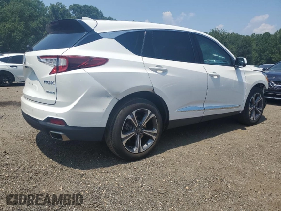 2022 Acura RDX Advance with VIN 5J8TC2H72NL009713, listed as a Copart auction lot 65833825 with 35,270 mi miles and Salvage title. Bid and sale history available at DreamBid. Image 3.