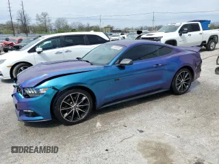 2016 Ford Mustang EcoBoost with VIN 1FA6P8TH2G5305315, listed as a Copart auction lot 52445595 with 96,877 mi miles and Salvage Title. Bid and sale history available at carsss.com. Image 1.