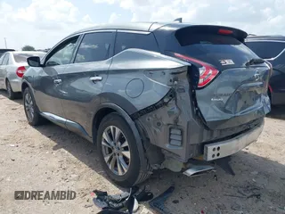 2016 Nissan Murano Platinum with VIN 5N1AZ2MG5GN159389, listed as a IAAI auction lot 42542380 with 130,416 mi miles and . Bid and sale history available at DreamBid. Image 3.