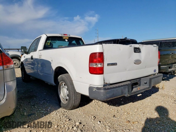 2007 Ford F-150 XL with VIN 1FTRF12W17NA45281, listed as a Copart auction lot 57342005 with 165,058 mi miles and Salvage title. Bid and sale history available at DreamBid. Image 2.