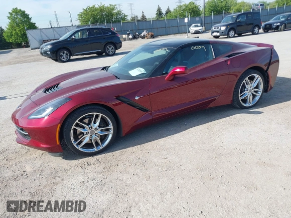 2016 Chevrolet Corvette Z51 2LT with VIN 1G1YK2D71G5115826, listed as a IAAI auction lot 42220009 with Not provided miles and . Bid and sale history available at DreamBid. Image 18.