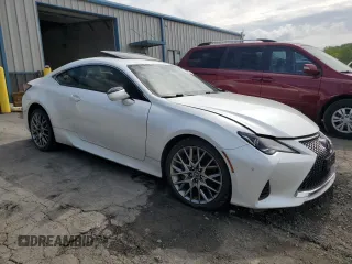 2019 Lexus RC with VIN JTHS85BC9K5004669, listed as a Copart auction lot 54005054 with 24,421 mi miles and Salvage Title. Bid and sale history available at carsss.com. Image 4.