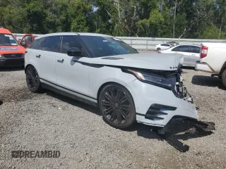 2025 Land Rover Range Rover Velar Dynamic SE with VIN SALYL2EXXSA393426, listed as a Copart auction lot 72162424 with 816 mi miles and Salvage title. Bid and sale history available at DreamBid. Image 4.