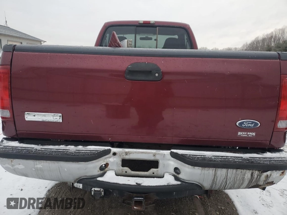 2005 Ford F-250 XL with VIN 1FTNF215X5EC40810, listed as a Copart auction lot 88820065 with 90,013 mi miles and Salvage Title. Bid and sale history available at DreamBid. Image 10.