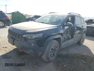 2020 Jeep Cherokee Trailhawk Elite с VIN 1C4PJMBX8LD529156, выставлен на аукционе Copart как лот 81839874 с пробегом 78 411 миль миль и Списание • Salvage title. История ставок и продаж доступна на DreamBid. Изображение 1.