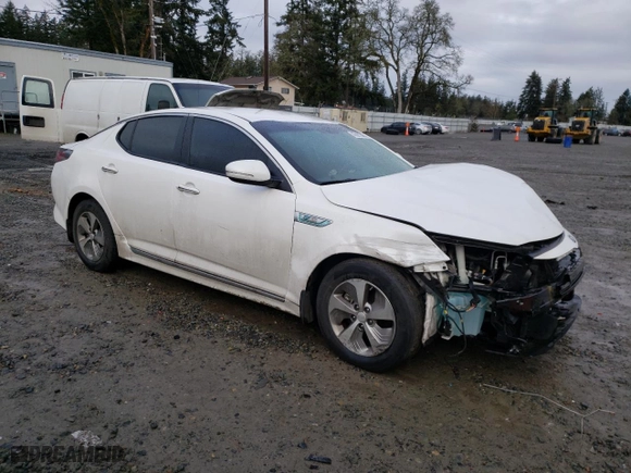 2016 Kia Optima Hybrid with VIN KNAGM4AD6G5099283, listed as a Copart auction lot 45591845 with NaN miles and Salvage Title. Bid and sale history available at carsss.com. Image 4.