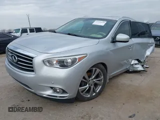 2013 Infiniti JX35 with VIN 5N1AL0MM8DC352896, listed as a IAAI auction lot 41561639 with 158,533 mi miles and . Bid and sale history available at DreamBid. Image 18.