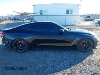 2025 BMW M4 Competition with VIN WBS23HK07SCT26285, listed as a IAAI auction lot 41306911 with 2,349 mi miles. Bid and sale history available at carsss.com. Image 14.