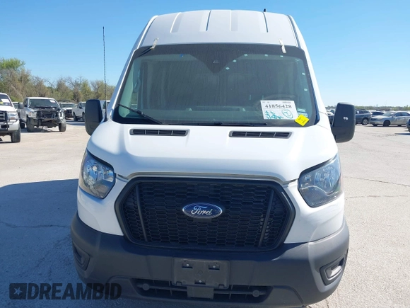 2023 Ford Transit Cargo with VIN 1FTBR2X82PKA33456, listed as a IAAI auction lot 41856428 with 54,088 mi miles and . Bid and sale history available at DreamBid. Image 12.