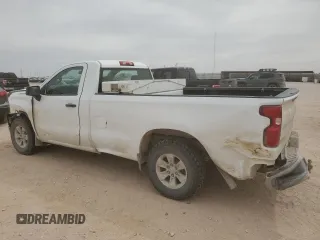 2021 Chevrolet Silverado 1500 Work Truck with VIN 3GCNWAEF5MG218282, listed as a Copart auction lot 48857315 with 79,642 mi miles and Salvage Title. Bid and sale history available at carsss.com. Image 2.
