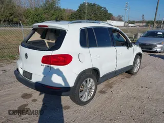 2015 Volkswagen Tiguan SE with VIN WVGAV7AX5FW600170, listed as a IAAI auction lot 41460660 with Not provided miles and . Bid and sale history available at DreamBid. Image 4.