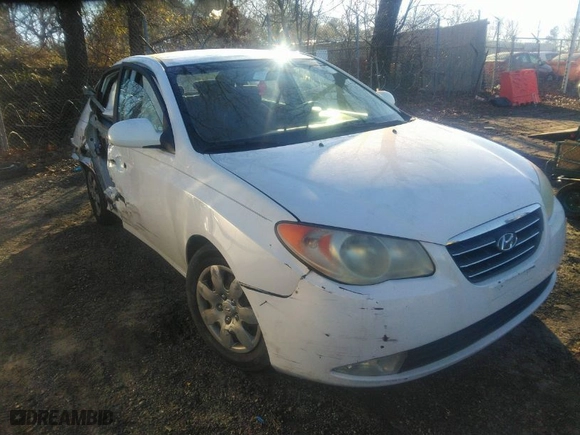2008 Hyundai Elantra GLS with VIN KMHDU46D68U377326, listed as a IAAI auction lot 38772556 with 177,457 mi miles. Bid and sale history available at carsss.com. Image 1.